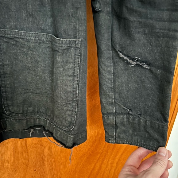 Cathartt x A.P.C. Denim Chore Jacket Black Size XS - Picture 5 of 6